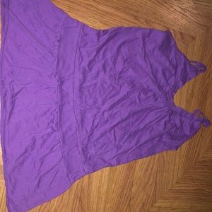 V necked dress for a child.